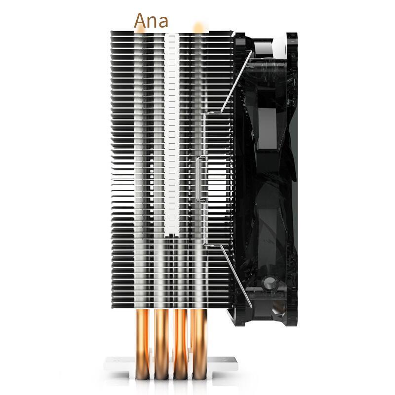 Khuyến Mãi Kyushu Fengshen Xuanbing 400 Quạt Làm Mát 3 Ống Đồng Đèn LED Để Bàn Tắt Tiếng Máy Tính CPU Quạt Tản Nhiệt