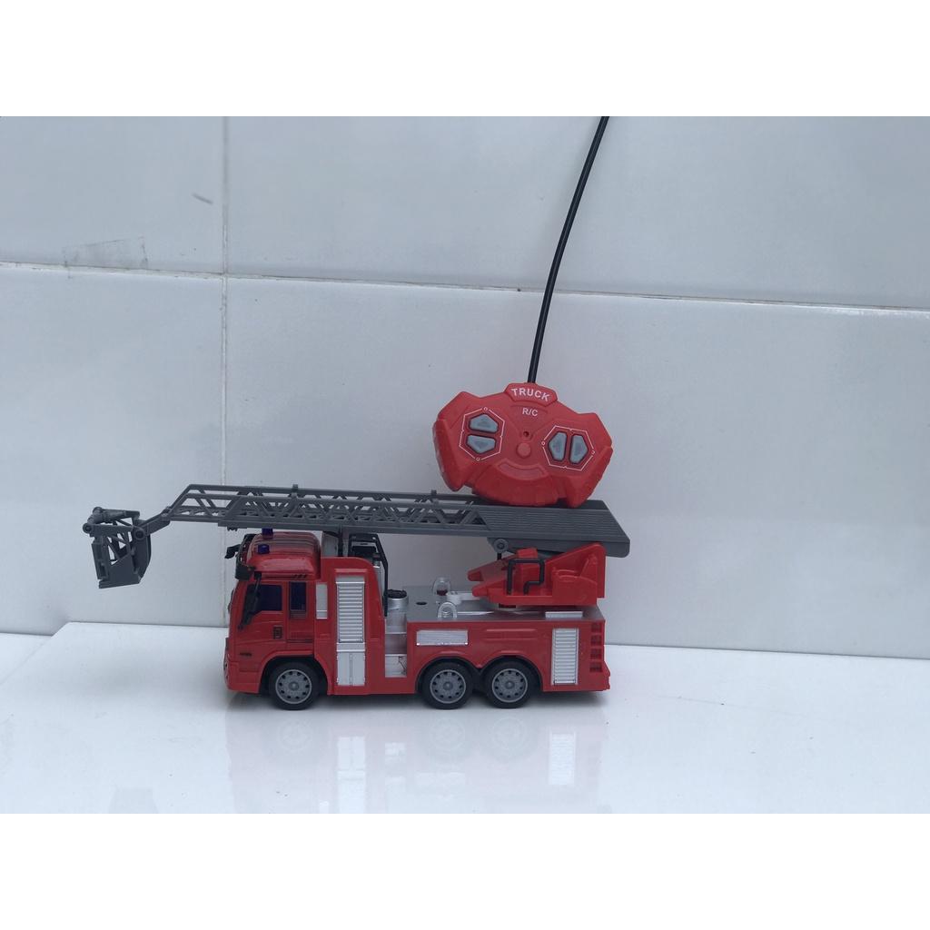 ĐỒ CHƠI TRẺ EM - XE CỨU HỎA ĐIỀU KHIỂN TỪ XA CÓ THANG CỨU HỘ,