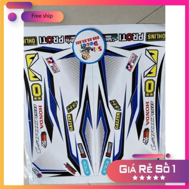 Tem rời Vario 150 dán xe trắng 3 lớp ko bay màu bảo hành màu sắc vĩnh viễn