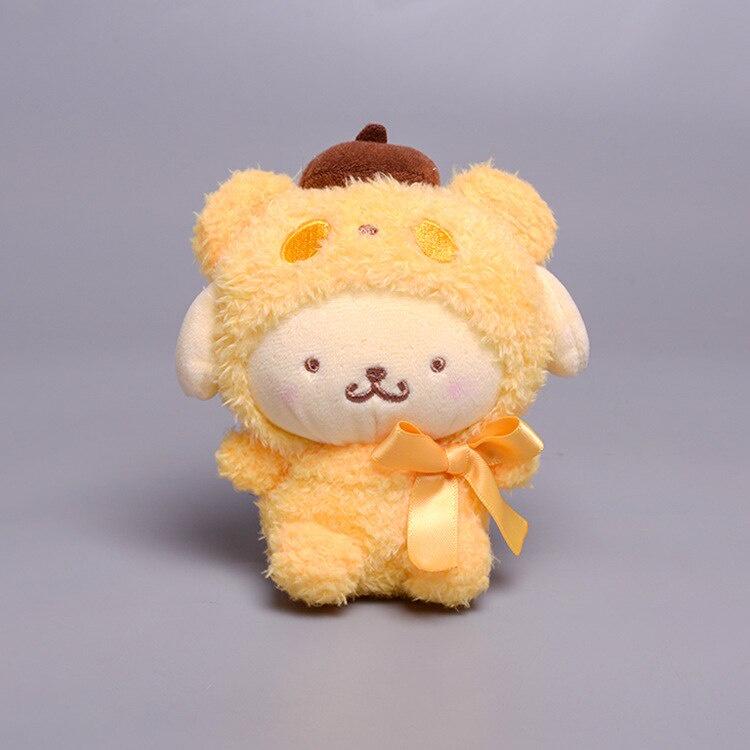 Búp bê nhồi bông hình nhân vật hoạt hình My Melody Kuromi xinh xắn 10cm