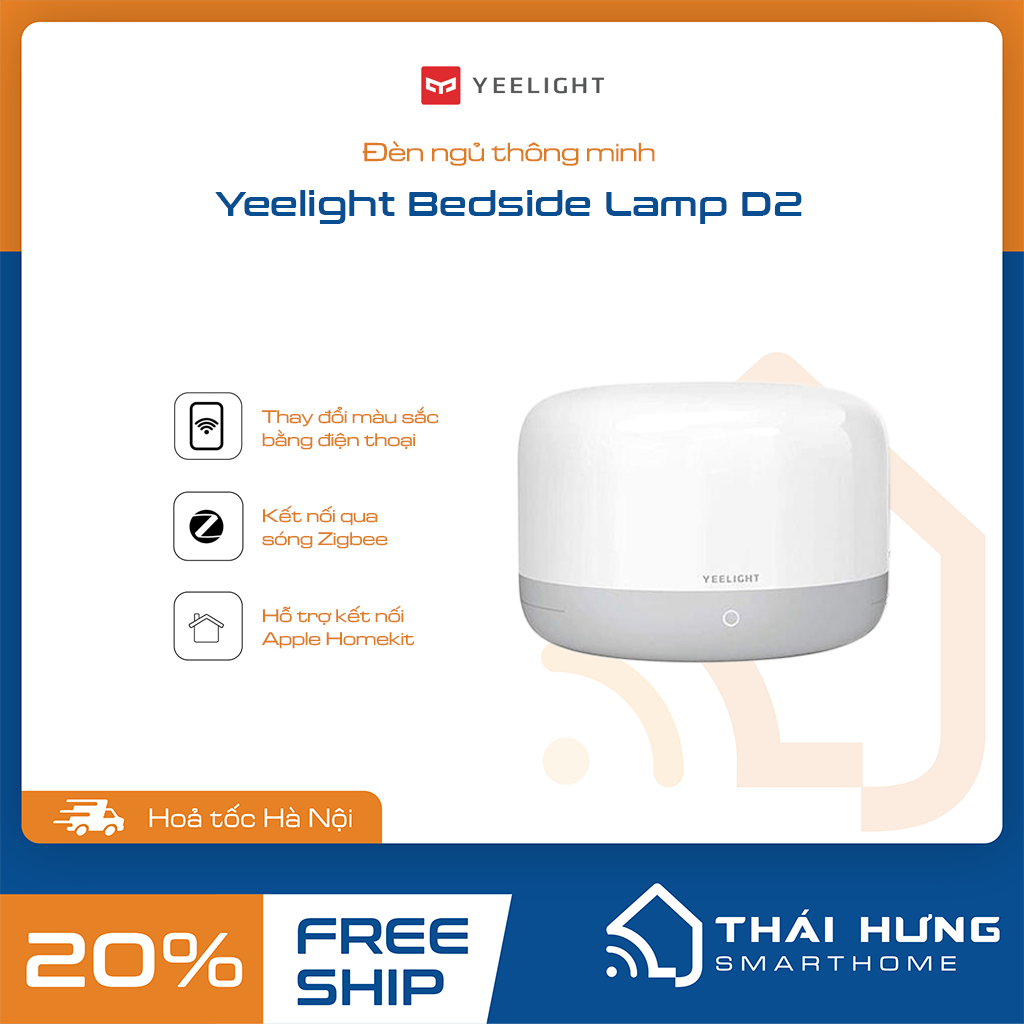 Đèn ngủ thông minh Xiaomi Yeelight D2