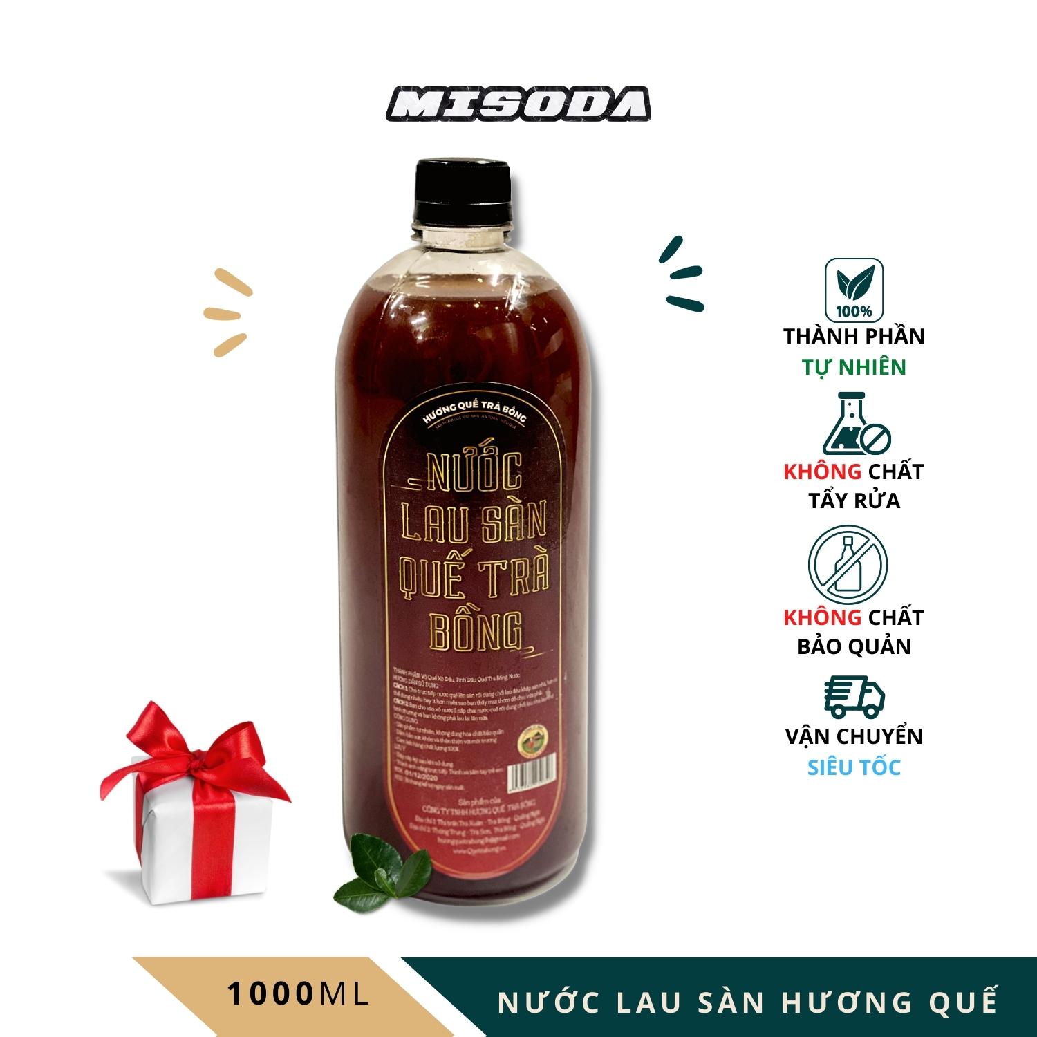 Nước Lau Sàn Hương Quế Trà Bồng 1000ml - 5000ml, Organic Thiên Nhiên Diệt Khuẩn, Xua Đuổi Côn Trùng , An Toàn Cho Da, Nhà Luôn Thơm Ngát - Hàng Chính Hãng