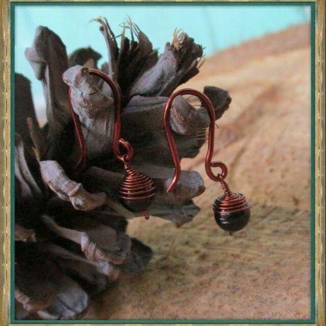 BÔNG TAI RETRO_VINTAGE DÂY ĐỒNG HANDMADE ĐỘC ĐÁO
