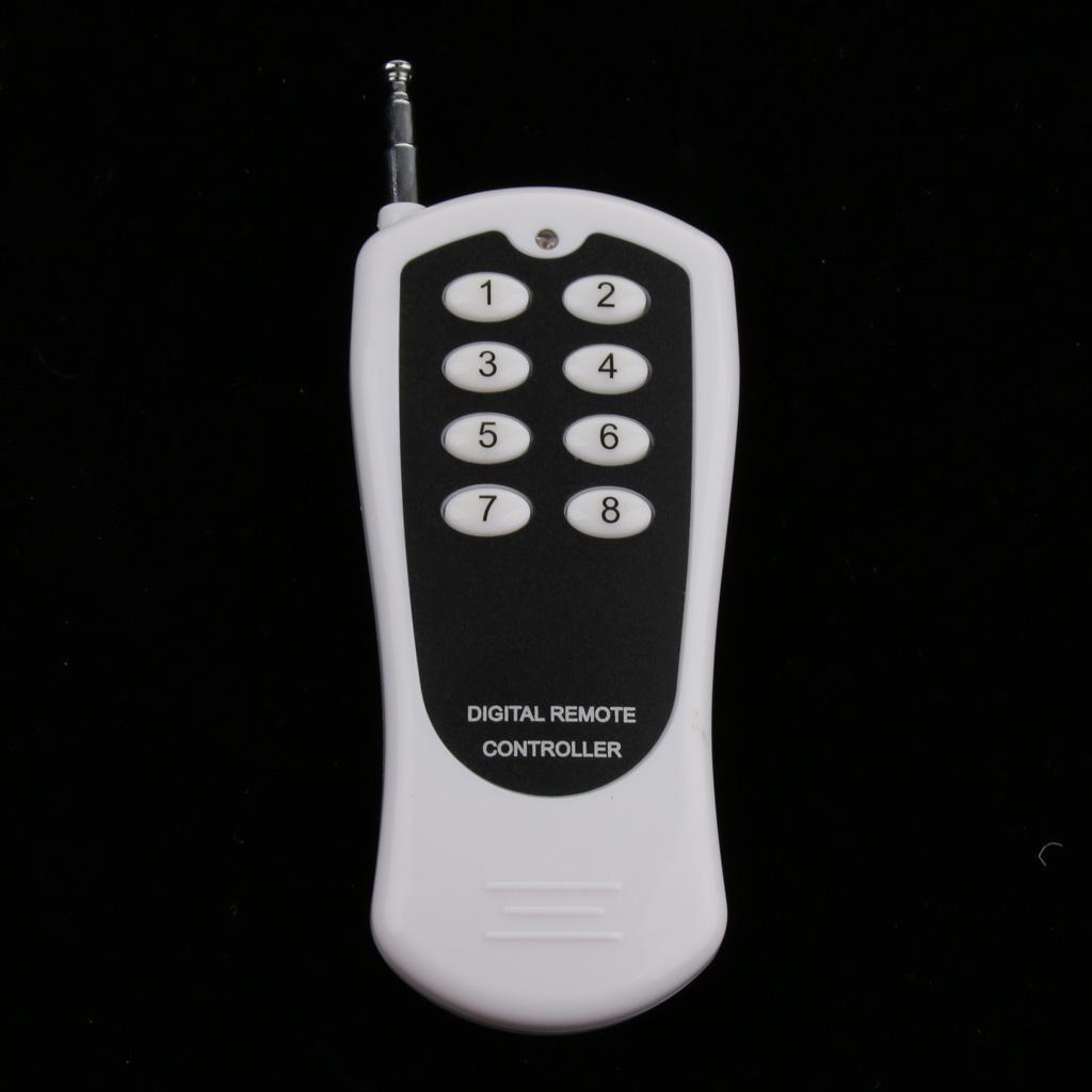 2pcs DC12V 1000m Long Range 8-Channel Wireless Remote Controller Transmitter