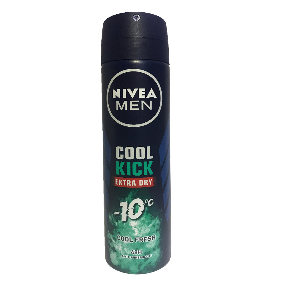 Xịt Khử mùi Nivea Men Cool Kich Extra Dry 150ml- Cool Fresh Mới