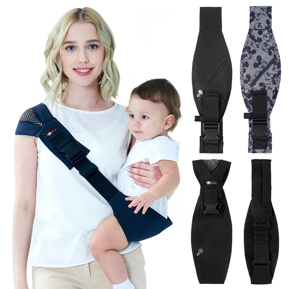 Em Bé Sơ Sinh Sling Bọc Với Bộ Điều Chỉnh Mềm Đơn Vai Đa Năng Treo Áo Tập Đi Trẻ Em Tàu Sân Bay Dây