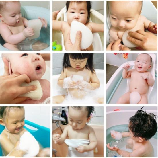 Bông tắm hữu cơ Organic Murmur Hàn Quốc cho bé