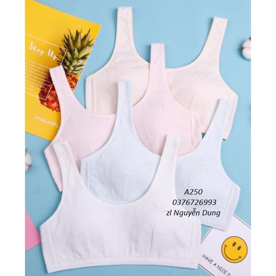 Bra / Áo Lá Cotton Hình Mây Nữ Sinh Xuất Đông Âu . Hàng Loại Đẹp.