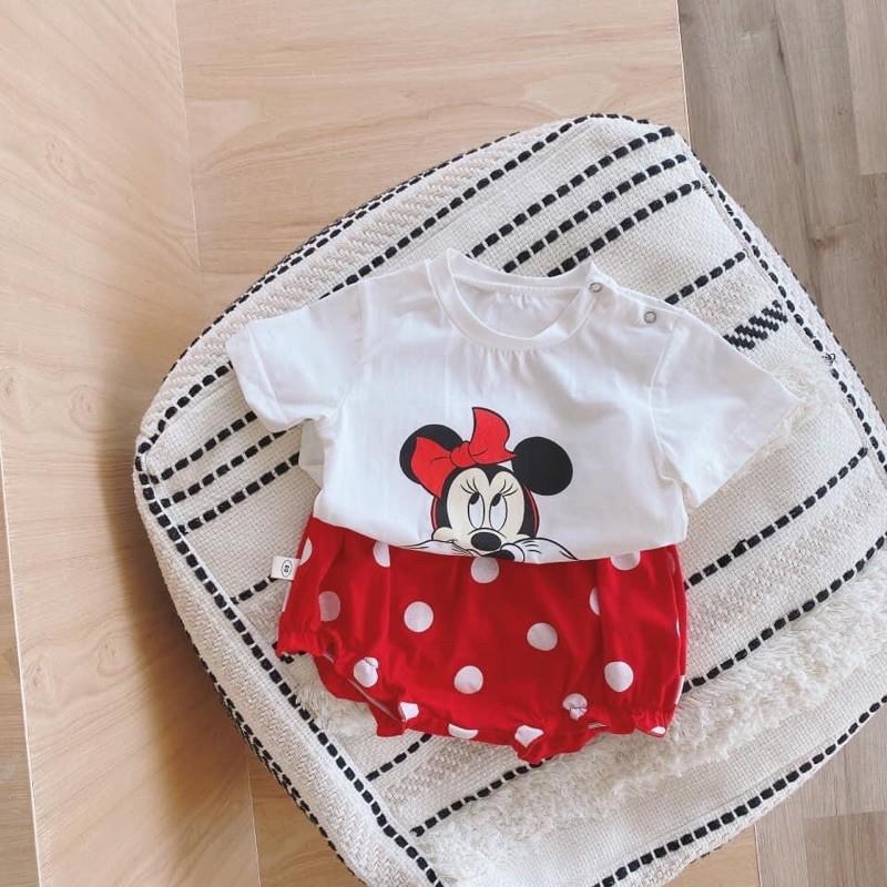 Bộ đồ Mickey bé gái dễ thương