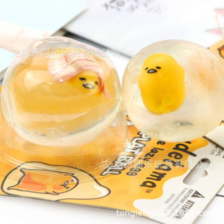 Trứng Lười Gudetama bóp trút giận xả stress giải tỏa căng thẳng đàn hồi mềm mịn