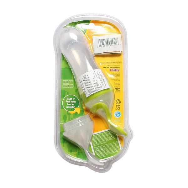 Bình thìa ăn dặm cho bé, chất liệu silicone