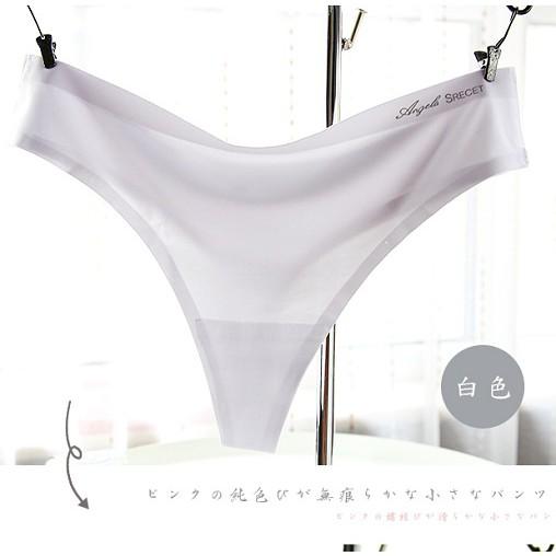 Quần lót nữ trơn thun lạnh cao cấp không viền, Quần Lọt Khe QL009