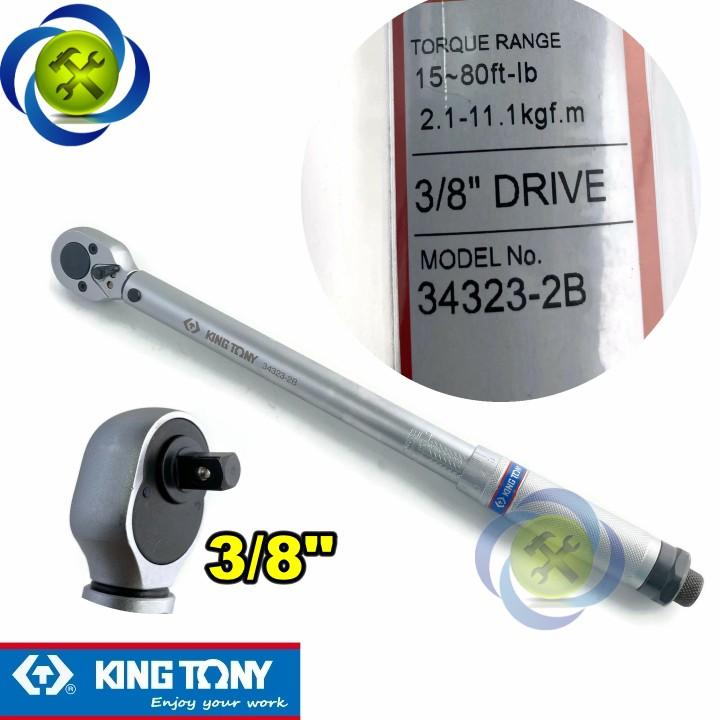 Cần siết lực 3/8 Kingtony 34323-2B dài 370mm