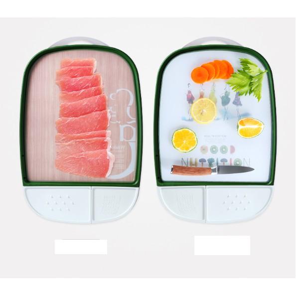 Thớt nhà bếp ABS tiện lợi 3in1 Wisdom