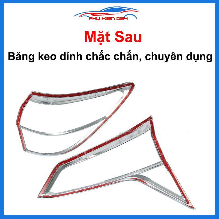 Ốp viền đèn pha hậu mạ crom Honda H-RV chống trầy trang trí bảo vệ xe