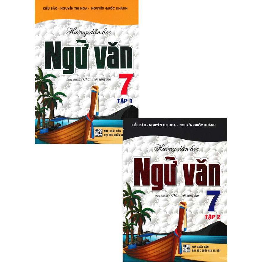 SÁCH-Combo Hướng Dẫn Học Ngữ Văn Lớp 7 Tập 1 + Tập 2 HA-MK