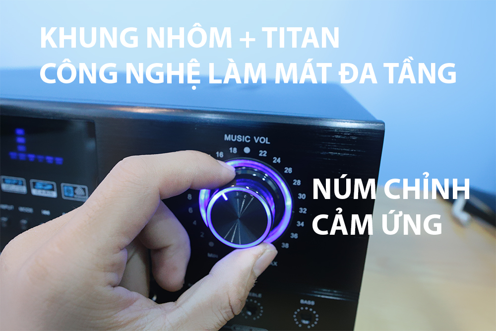 Amply karaoke Bradwell BR380 Hàng nhập khẩu