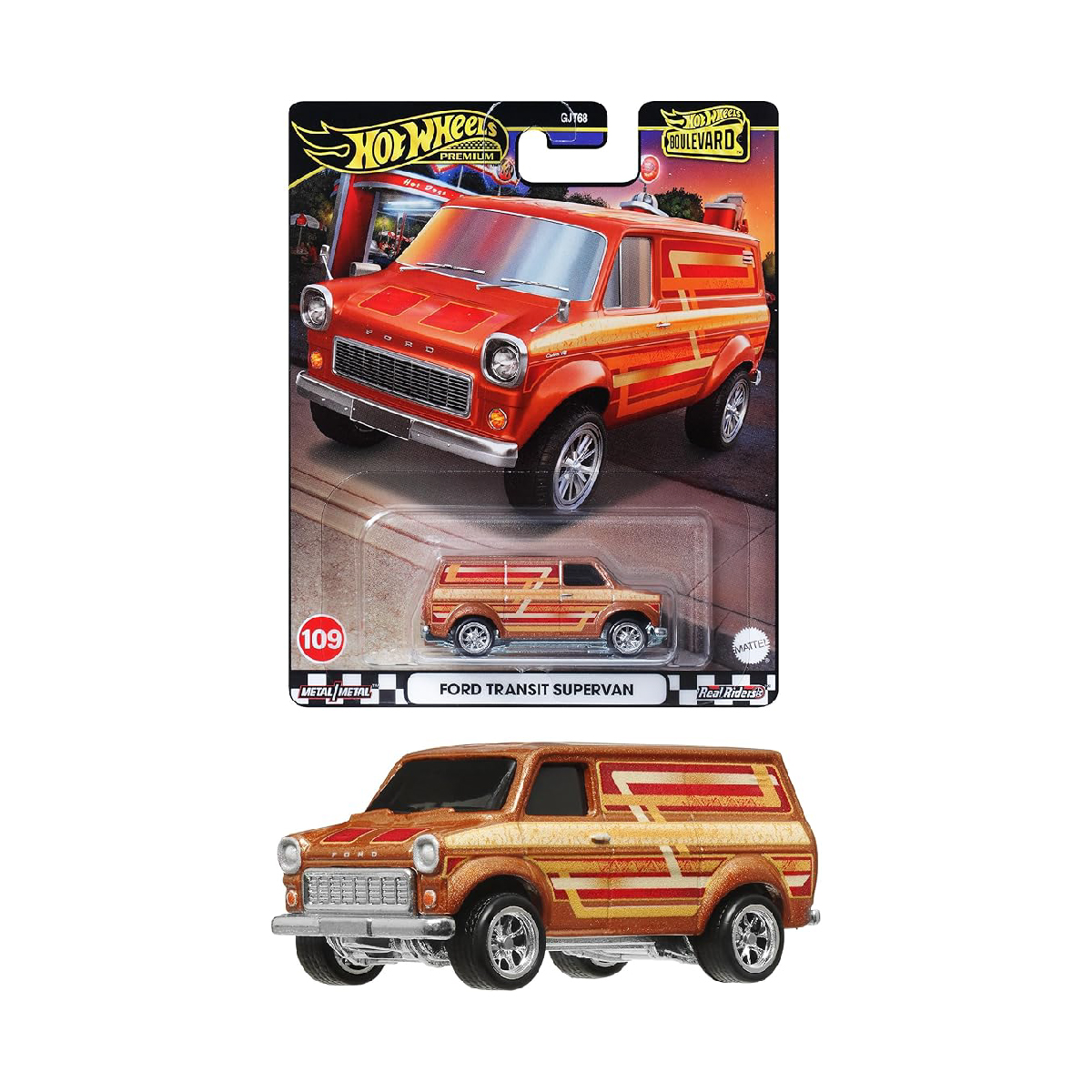 Đồ Chơi Siêu Xe Boulevard Ford Transit Super Van HOT WHEELS HRT76/GJT68