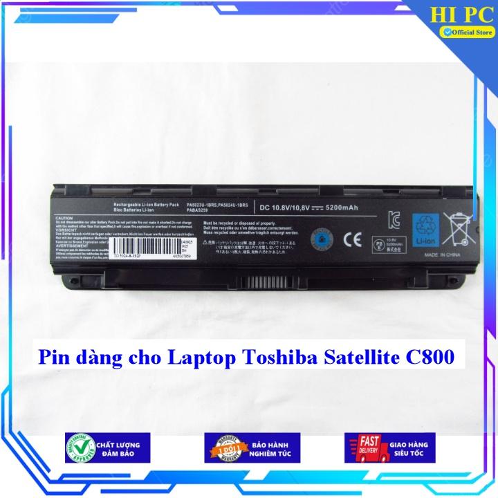 Pin dàng cho Laptop Toshiba Satellite C800 - Hàng Nhập Khẩu