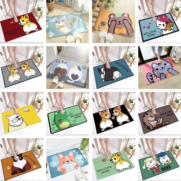 Thảm Lau Chân, Thảm Chùi Chân 3D Chống Trơn Trượt 40x60 cm