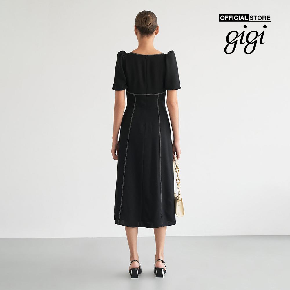 GIGI - Đầm midi ngắn tay phom ôm thời trang G2102D222192