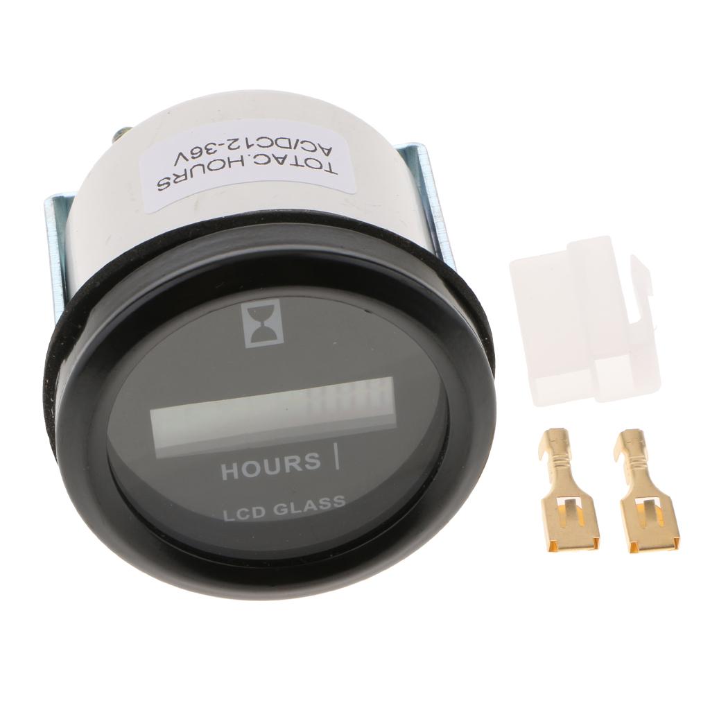 LY-748A Digital LED Battery Indicator and Hour Meter DC12-36V Meter Gauge