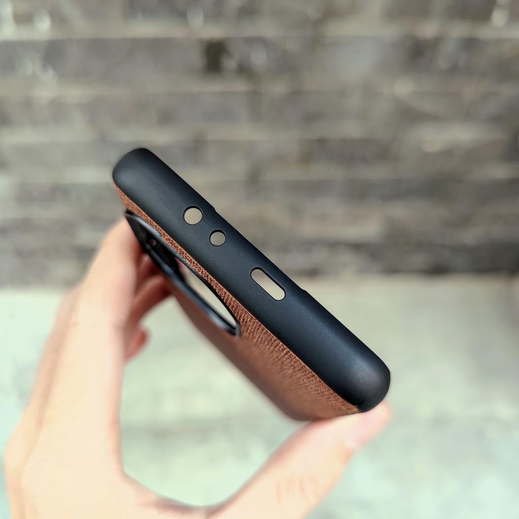 Ốp lưng Mi 11 vân vải Jean chống bám vân tay, Nhiều màu