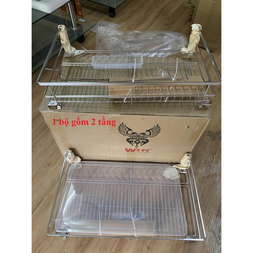 Gía Trạn, Kệ Chén, Gía Để Bát Đĩa Inox - Ray Giảm Chấn