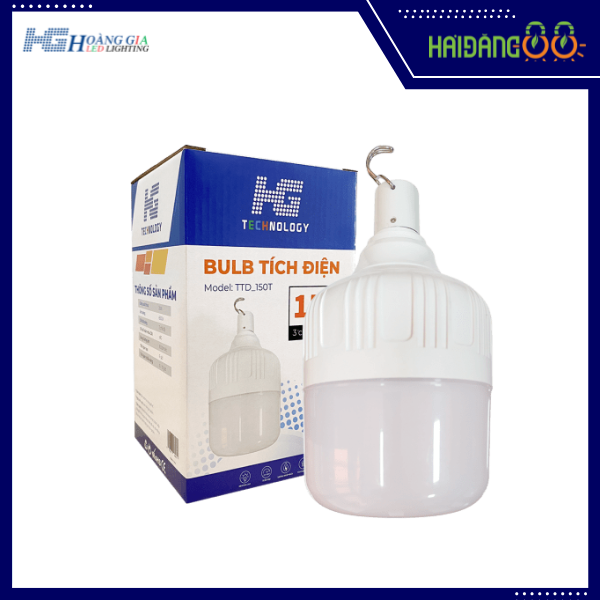 Đèn LED Tích Điện HG 150w 3 chế độ sáng