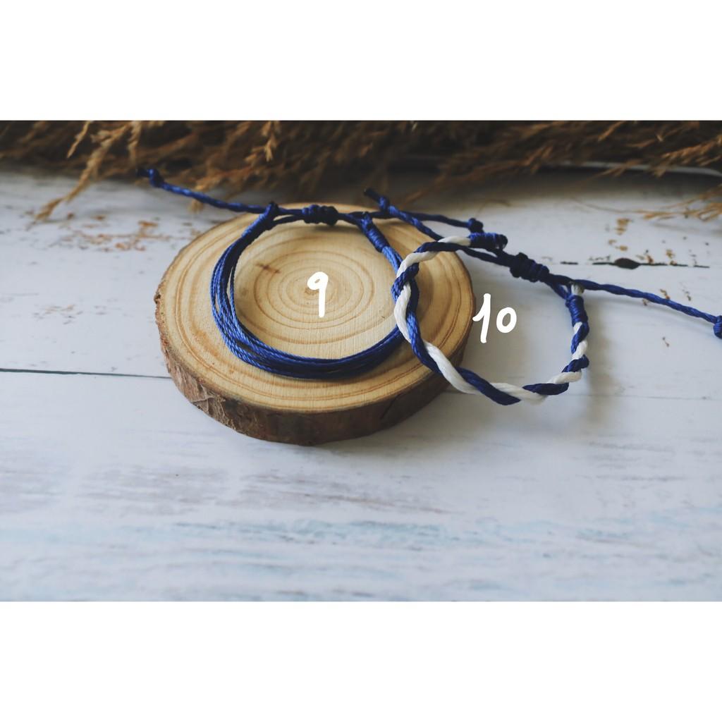 Vòng tay, vòng chân dây đan không thấm nước - mẫu theo số trong hình