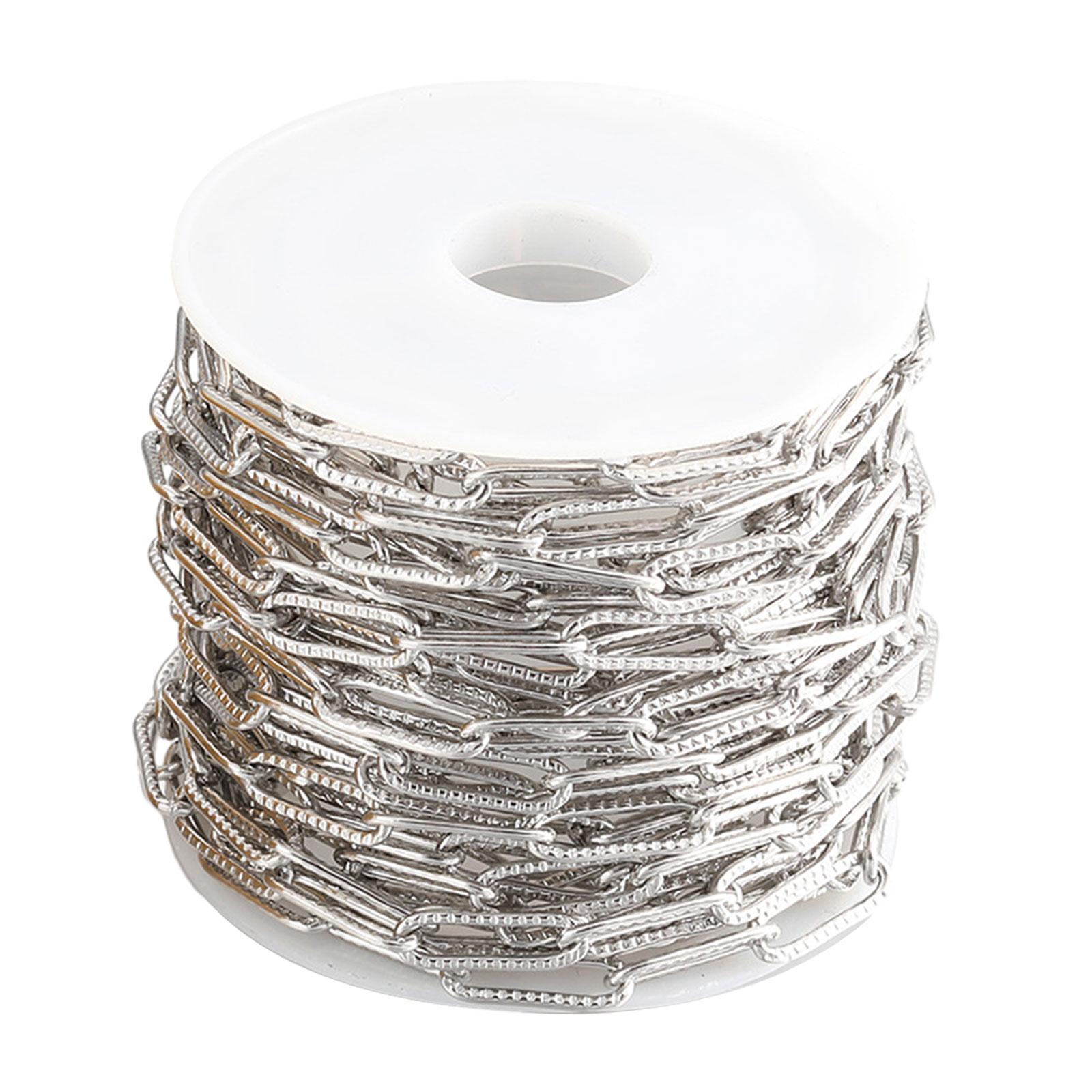 Paperclip Link Chain Link Chain Bulk for Handmaded Jewelry Supplies DIY