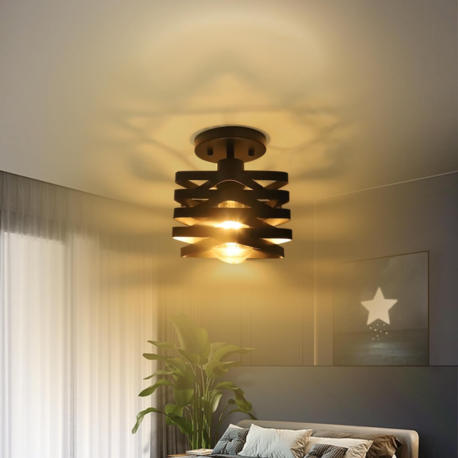 LED Ceiling Light Shade Kitchen Wrought Iron Ceiling Pendant Light Shade