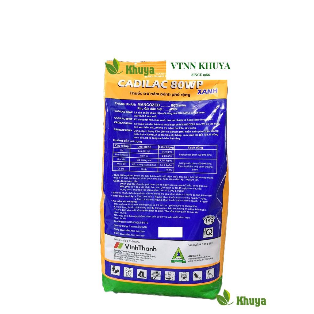 Trừ Nấm Bệnh CADILAC 80WP 1kg Ấn Độ gốc MANCOZEB