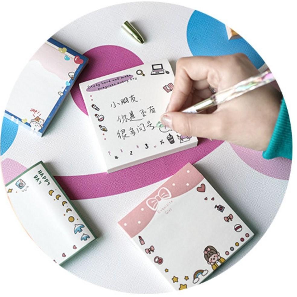 Giấy note ghi nhớ, giấy ghi nhớ in hình dễ thương