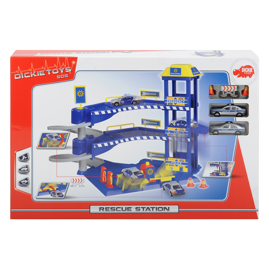 Trạm Cứu Hộ International Rescue Station Dickie Toys 2 - ASST - DK00038 (Giao Màu Ngẫu Nhiên )