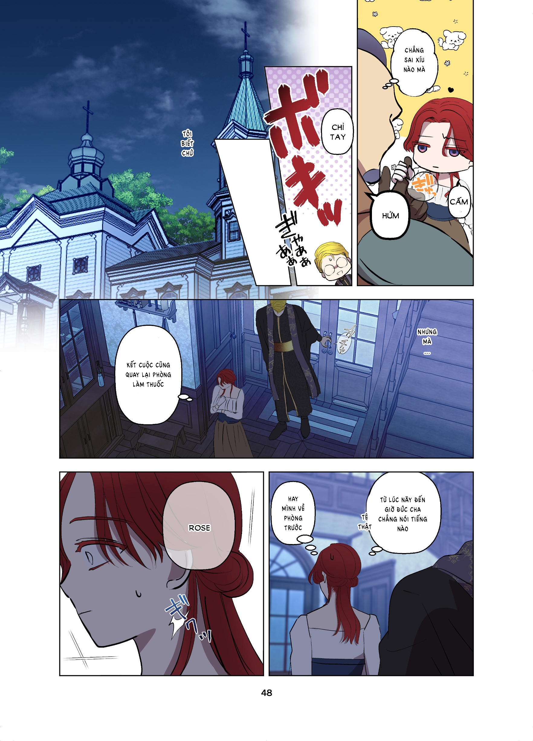 [21+] gái ế chạy không thoát tình yêu của đức cha - full màu chapter 6 8