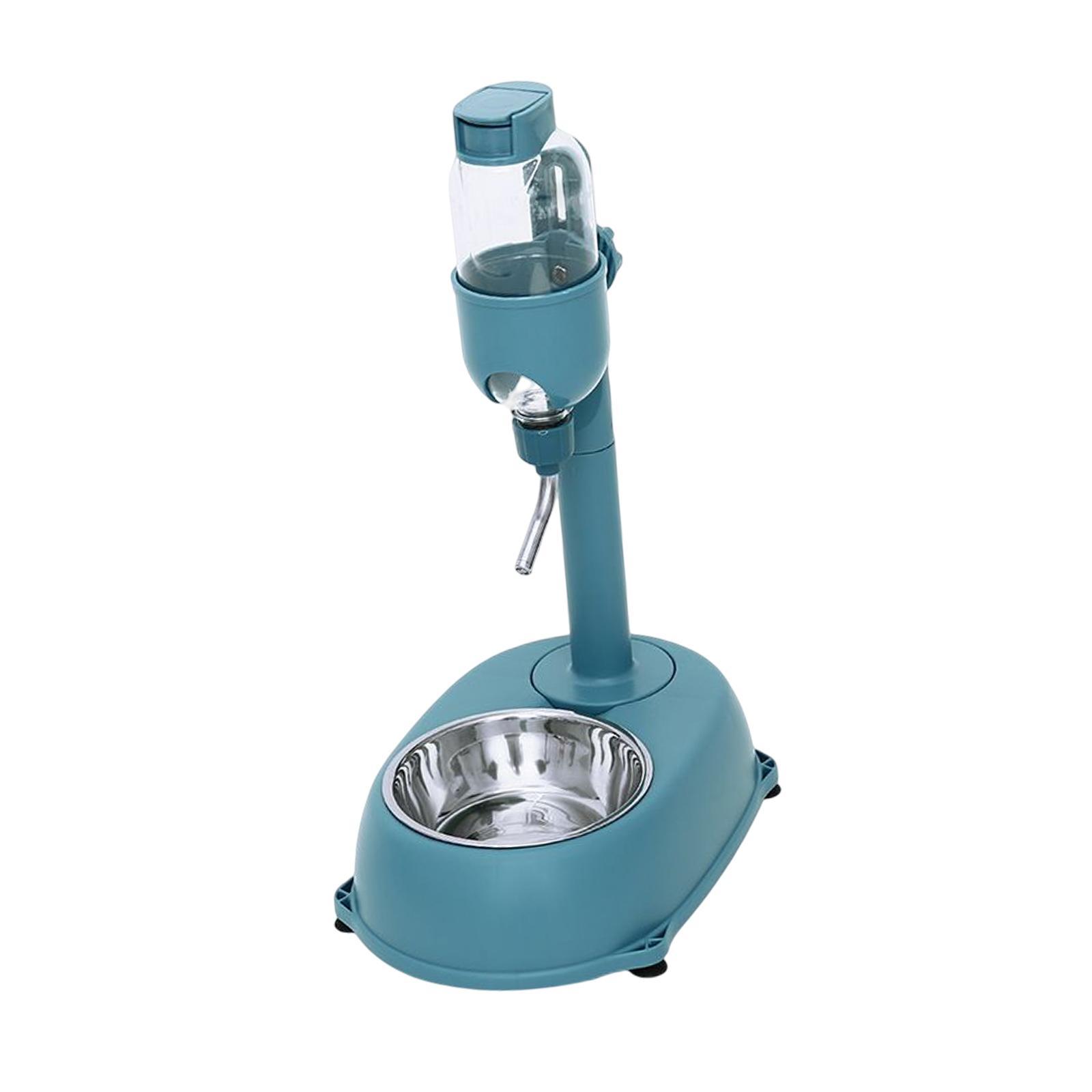 Pet Automatic Water Drinker, Dog Cat Feeder Waterer Puppy Adjustable Dog Bowl Food Dispenser Drinking Bowl Feeder
