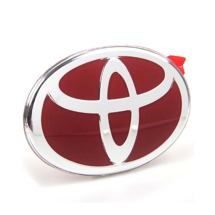 Logo biểu tượng vô lăng xe ô tô, xe hơi cao cấp dành cho xe ô tô Toyota, kích thước 68*48mm