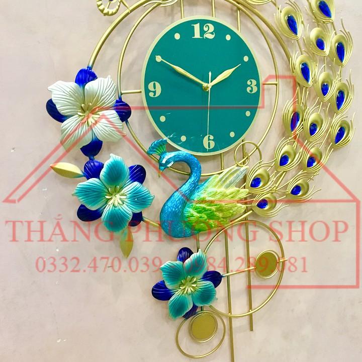 Đồng Hồ Treo Tường, Đồng Hồ Trang Trí  Bản Nhạc Khổng Tước TP-045