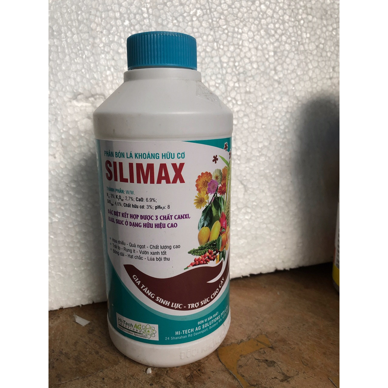 Phân Bón Lá Khoáng Hữu Cơ SILIMAX Hoa Nhiều Quả Ngọt Chất Lượng Cao, Trái To< Rụng Ít Vườn Xanh Tốt, Bông Dài, Hạt Chắc, Lúa Bội Thu
