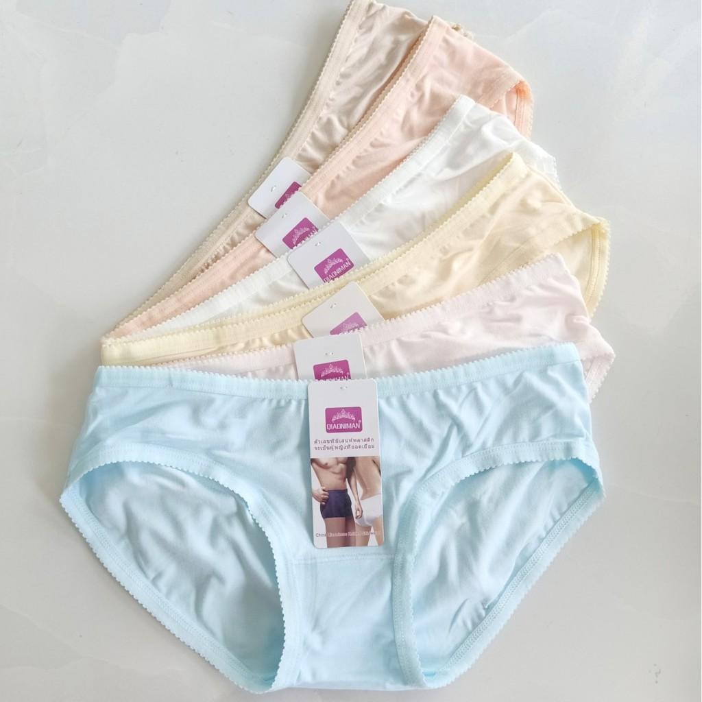 Combo 10 Quần Lót Nữ Cotton Thái Siêu Mịn - Chất Liệu Thấm Hút Và Co Giãn 4 Chiều Tốt .