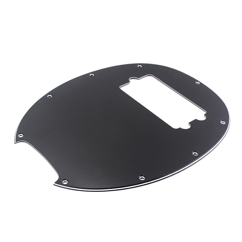 Sunnimix Bền Nhựa Pickguard Cho Âm Nhạc Nam 4 Guitar Bass Phụ Kiện