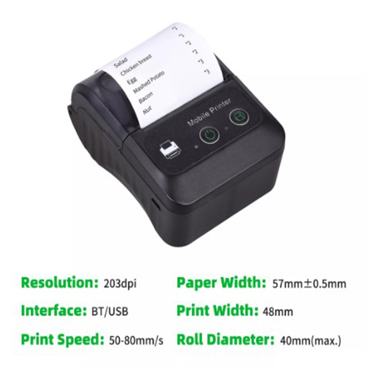 MÁY IN HÓA DƠN CẦM TAY KẾT NỐI BLUETOOTH XPRINTER MPT-2 ,PIN SẠC , IN KHÔNG DÂY ĐIỆN THOẠI, KHỔ GIẤY 57MM