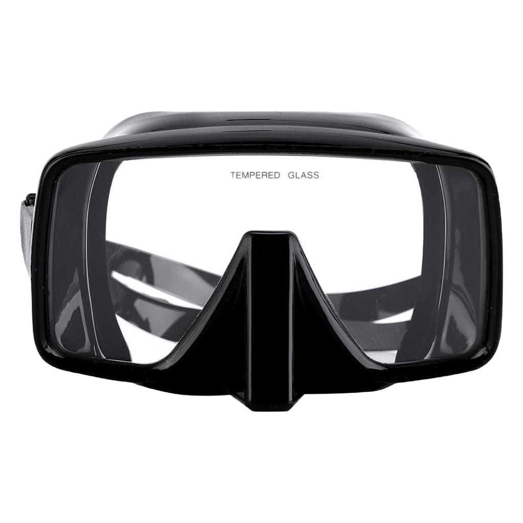 Adults Anti-Fog Silicone Mask Scuba Diving Snorkeling Goggles Glasses