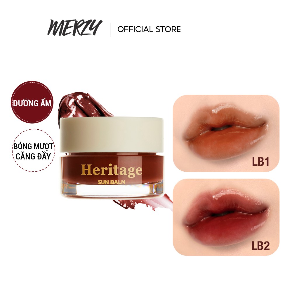 Son Dưỡng Có Màu, Dưỡng Ẩm Môi Merzy The Heritage All Day Lip Care 4g