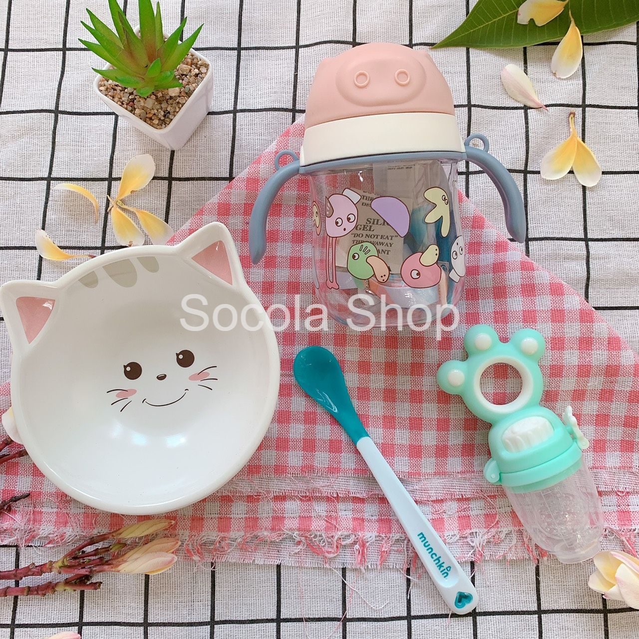 Bộ Dụng Cụ Chén Bát Thìa Ăn Dặm Cao Cấp