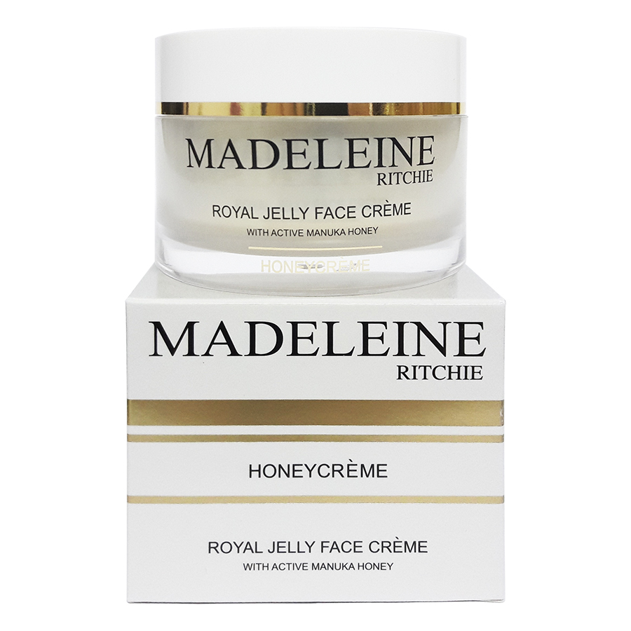 Kem Dưỡng Trắng Da Mặt Từ Sữa Ong Chúa Kết Hợp Mật Ong Madeleine Ritchie Manuka Royal Jelly Face Creme With Manuka Honey (110ml)