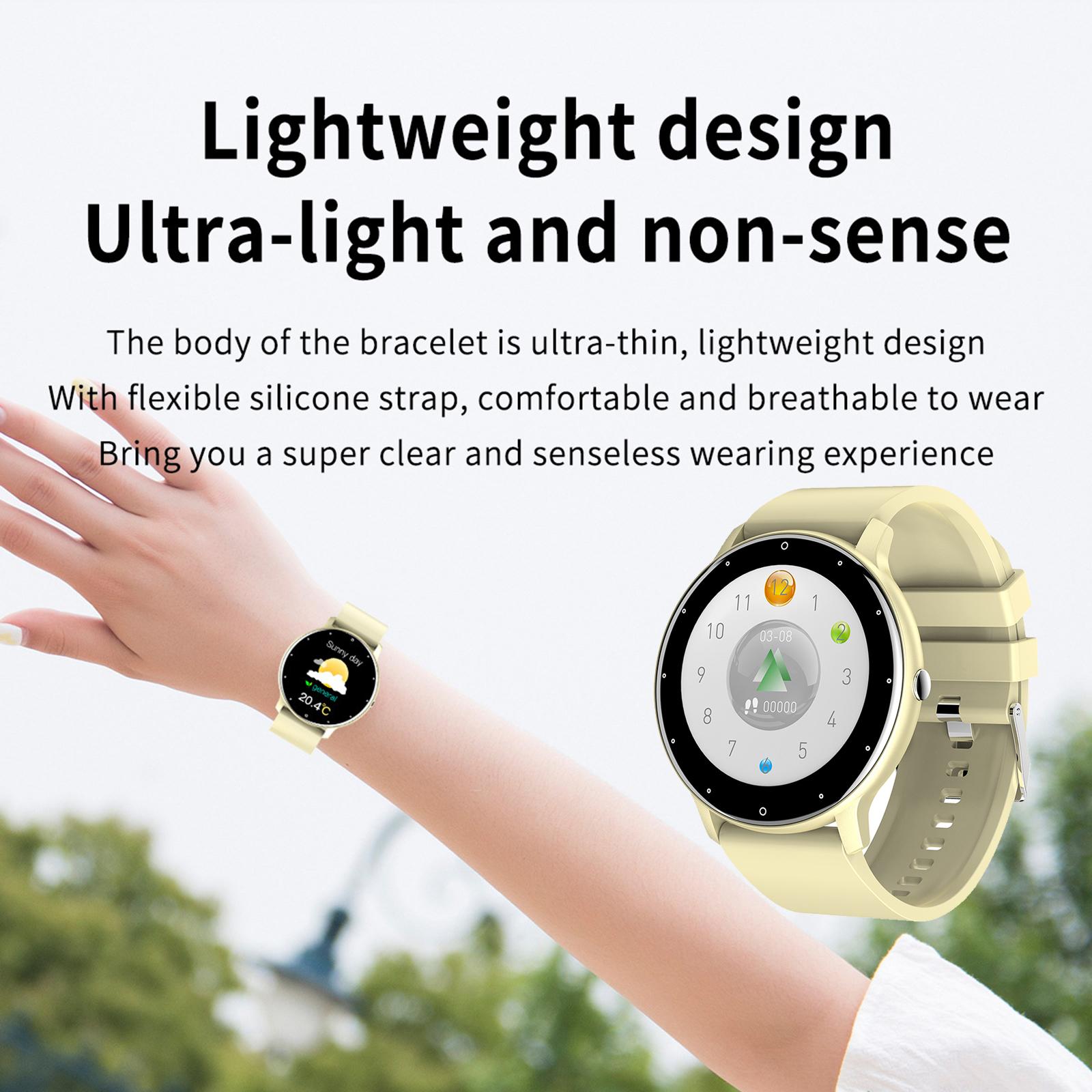 Smart Watch, Fitness Tracker, Activity Tracker with 1.28 Inch Touch Screen, Waterproof Smartwatch with Sleep Monitor, Step Counter for Women Men