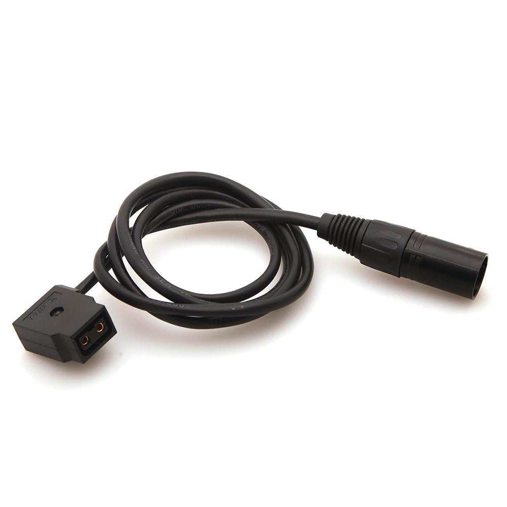 D-Tap B Female To XLR 4PMale Adapter Cable for Anton Bauer Battery V-Mount