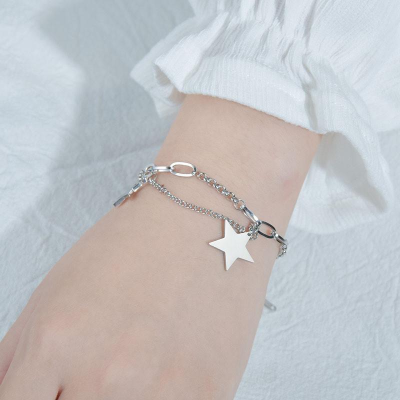 Vòng tay lắc tay mix sao unisex
